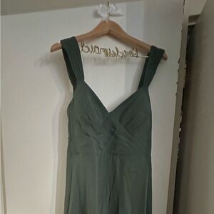 Azazie Forest Green Sleeveless Gown